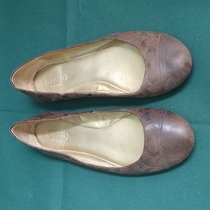 Coach slipon shoes size 8.5 leather